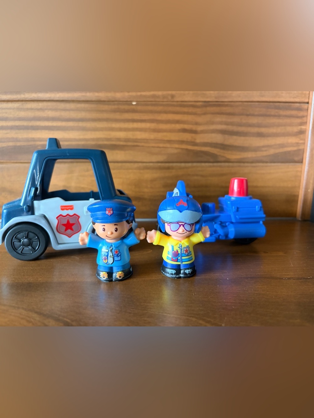 Little people fisher price police set